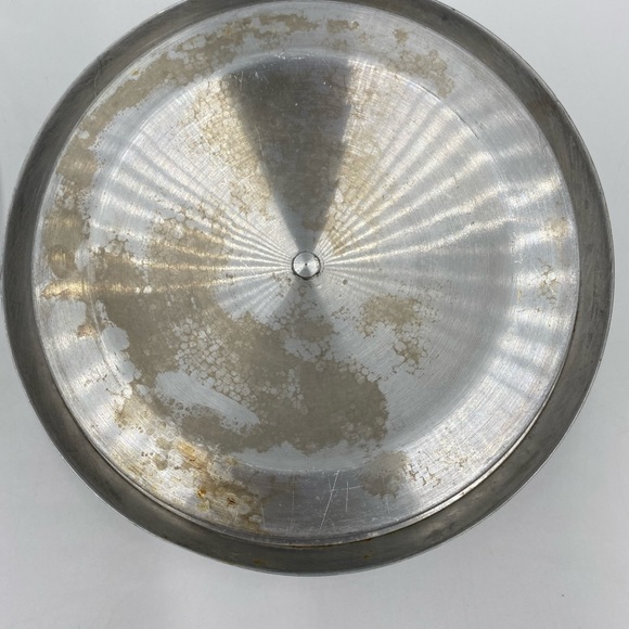 Ice Bucket Barware Mid Century Modern KROMEX Aluminum Covered Ice Bucket *Dent* - Picture 7 of 11